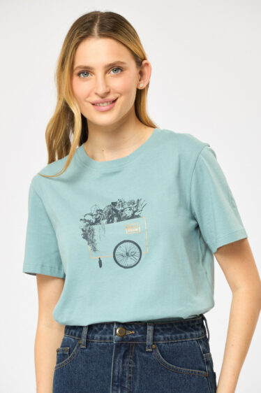 טי שירט עגלת פרחים