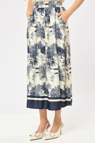 חצאית הדפס ספארי