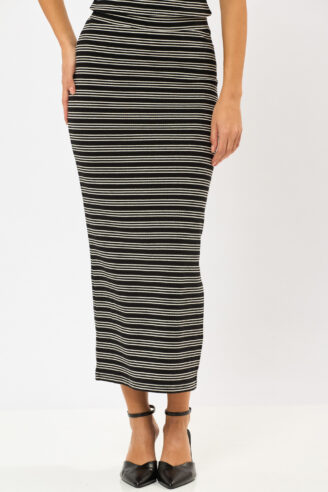 חצאית פסים עפרון