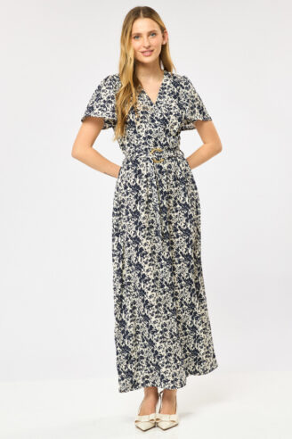 שמלת מקסי פרחונית