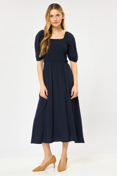 שמלה כפרית - כחול