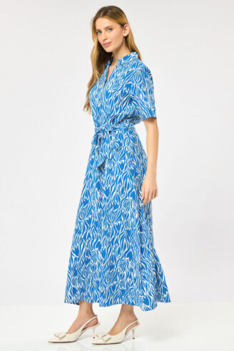 שמלת מקסי מודפסת