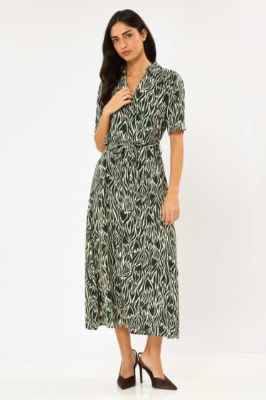 שמלת מקסי מודפסת