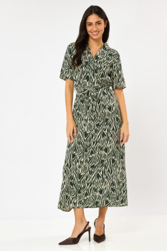 שמלת מקסי מודפסת
