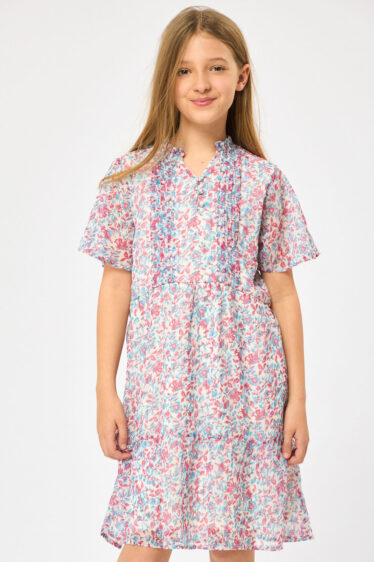 שמלת ילדות שיפון מודפסת