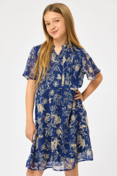 שמלת שיפון מודפסת