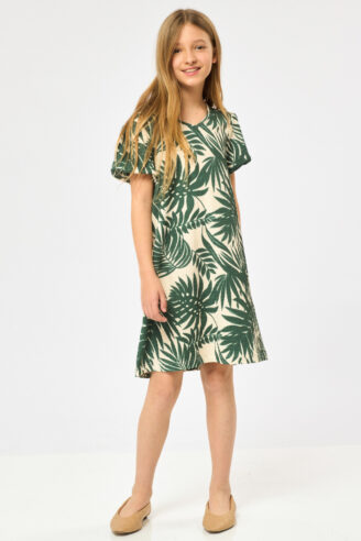 שמלת ילדות  מודפסת