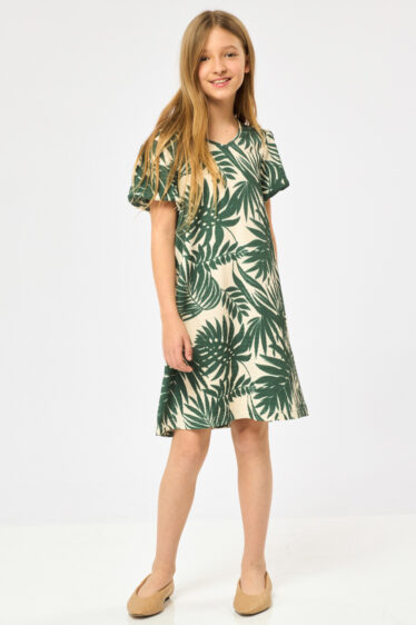 שמלת ילדות  מודפסת