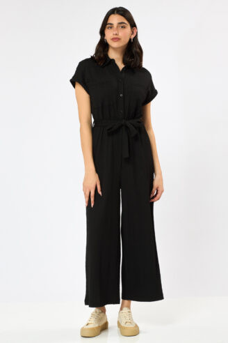 אוברול סריג שחור