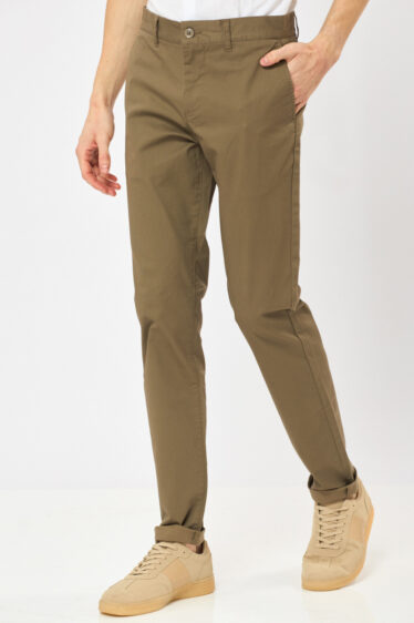 מכנסי צ'ינו מעוצב מבד מודפס