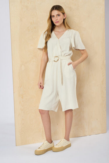 אוברול ברמודה בגזרת מעטפת - אבן