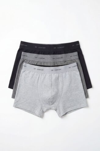 שלישיית בוקסרים אפורים שלישיית בוקסרים אפורים