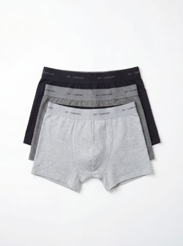 שלישיית בוקסרים אפורים