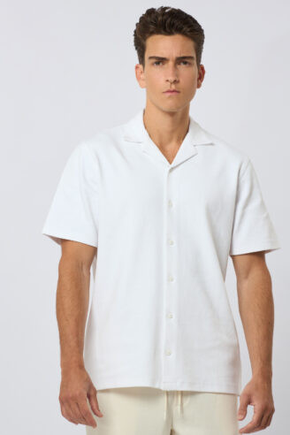 חולצה מכופתרת jersey twill חולצה מכופתרת jersey twill