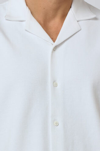 חולצה מכופתרת jersey twill